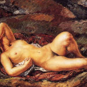 Desnudo femenino. Óleo sobre lienzo. 116x205 cm. Museo de la Real Academia de Bellas Artes de San Fernando (Madrid).