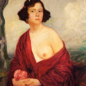Retrato femenino. 1921. Óleo sobre lienzo. 68,5x81 cm. Colección particular (Madrid).
