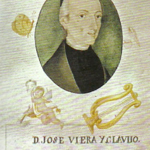 Retrato de José Viera y Clavijo incluido en la “Constelación Canaria”.|1805. Biblioteca de la Universidad de La Laguna, Tenerife