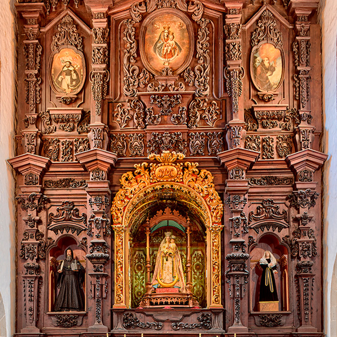 Retablo Mayor - Iglesia de San Agustín - Real Academia Canaria de Bellas  Artes de San Miguel Arcángel