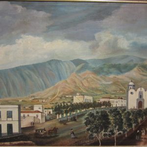 Vista De La Plaza De San Pedro De Güimar. Colección Ossuna, Ayuntamiento De San Cristóbal De La Laguna